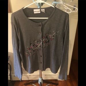Fashion Bug flowered button down cardigan
